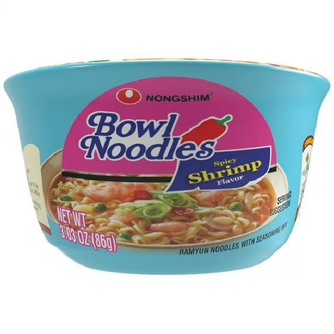 Nongshim Shrimp(Spicy) Bowl 86   86g12