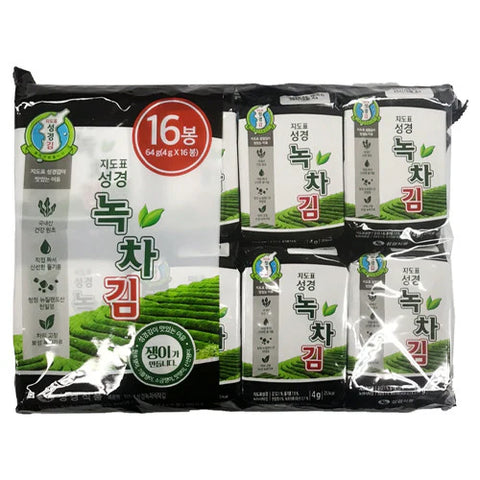 SUNG GYUNG GREEN TEA SEASONED   4g*16ea