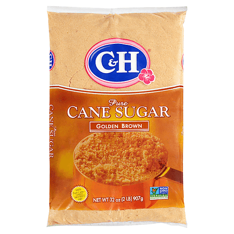 CANE SUGAR GOLDEN BROWN C&H   32OZ