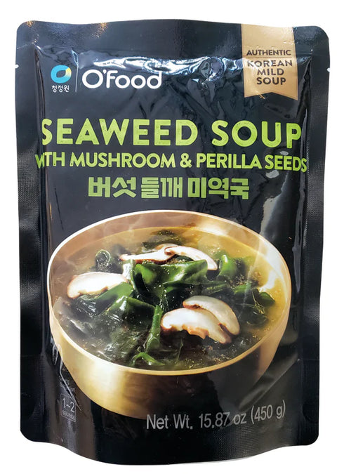O FOOD SEAWEED SOUP MUSHROOM   450g