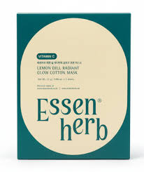 ESSENHERB LEMON DILL RADIANT COTTON MASK 25g*5ea