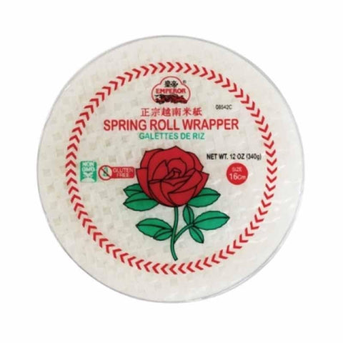 SPRING ROLL WRAPPER 16CM EMP 12oz
