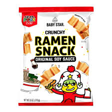 Baby star crunchy ramen snack original soy sauce 170g