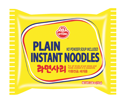 OTOKI Plain Instant Noodles, Ramyun Sari  3.88oz(110g)