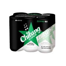 LOTTE CHILSUNG CIDER ZERO 250ml*6