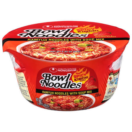 NONGSHIM Bowl Noodles Spicy Kimchi  3.03oz(86g)