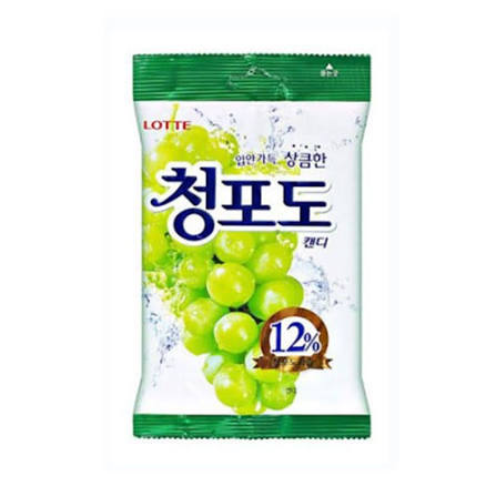 LOTTE GREEN GRAPE CANDY 323g