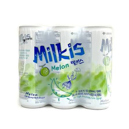 LOTTE MILKIS MELON 250ml6   250ml6