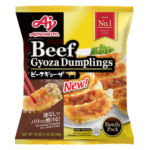 AJ BEEF GYOZA FM 19oz