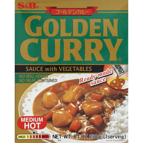 SB GOLDEN CURRY SC M HOT RT 8   8.1oz