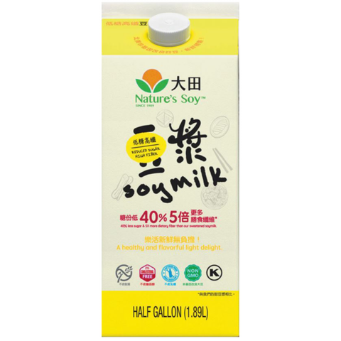 NATURE SOY-RDC SUGAR HIGH FIBE 0.5GAL