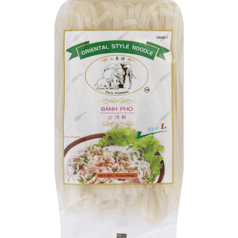 RICE NOODLE THREE ELEPHANT   16OZ