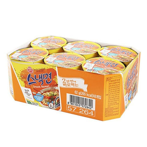 SNACK RAMEN CUP 6EA OT 62gX6   62gX6