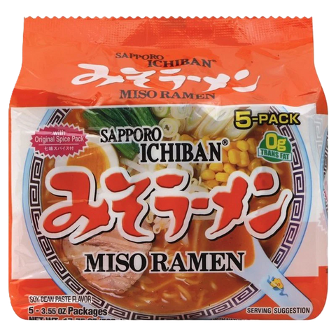 SAPPORO ICHIBAN MISO RAMEN 5 P   5 PK
