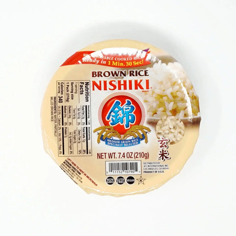 NISHIKI COOKED BROWN RICE 74o   7.4oz