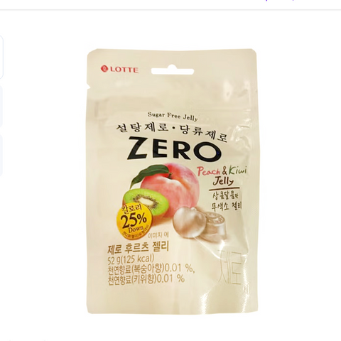LOTTE ZERO FRUITS GUMMY   52G