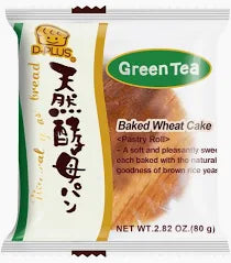 D-PIUS Baked Wheat Cake Green Tea   2.82OZ