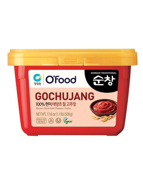 CJO BROWN RICE RED PEPPER PAST   500g